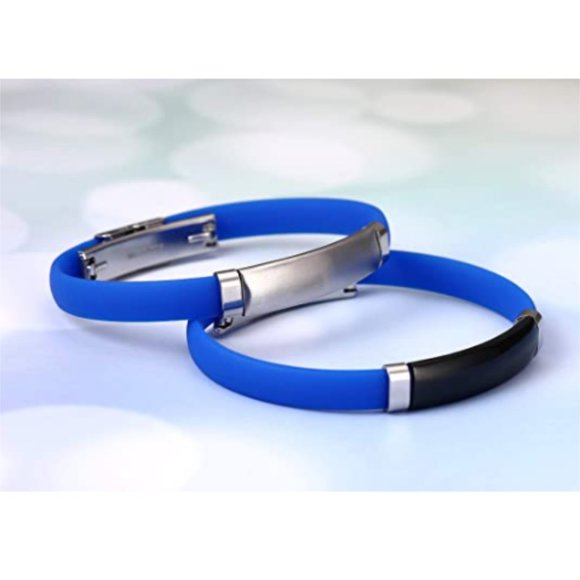 Epilepsy Silicone Medical ID Bracelet - Picture 2 of 6